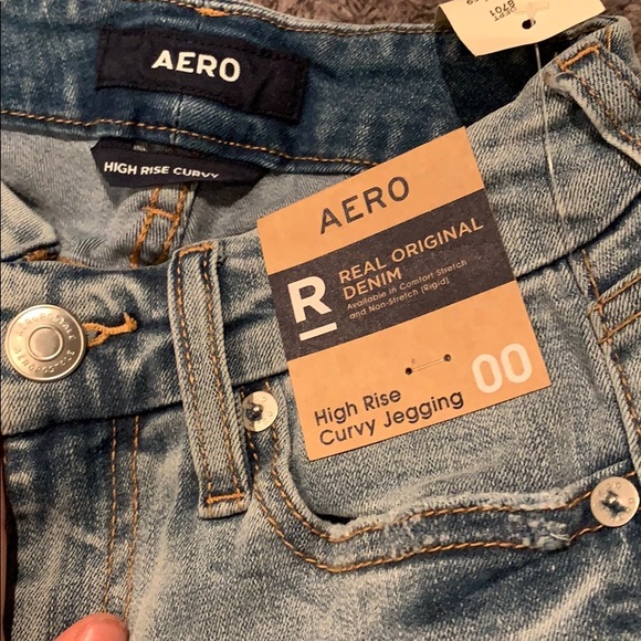 aero high rise curvy jeggings - Picture 2 of 4